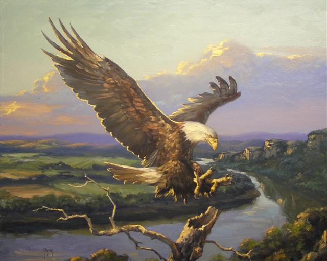 eagle landing clip art - photo #19
